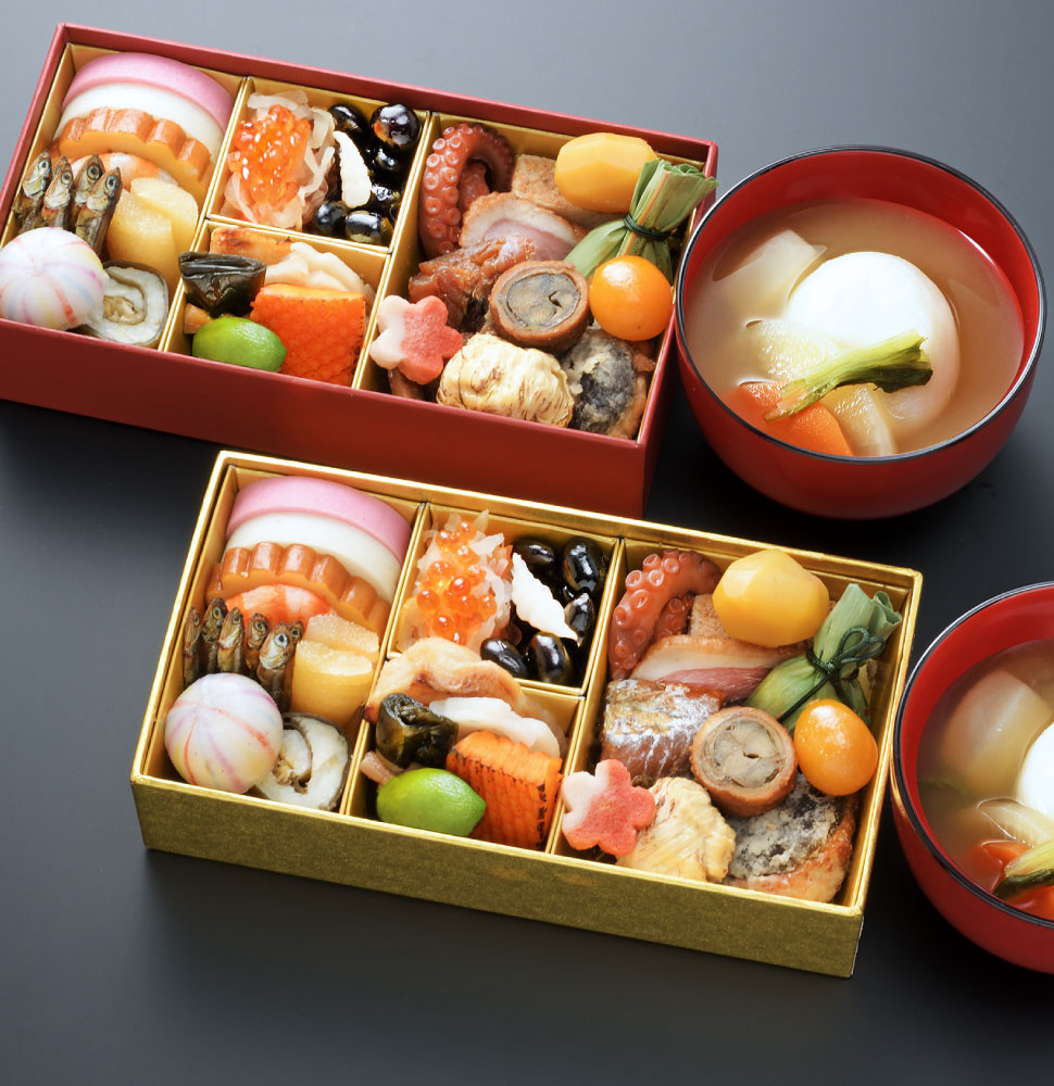 - 新年のお祝いの席を華やかに彩る - たん熊北店のおせち